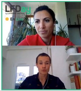 Aline Bsaibes, CEO d’itk, a participé à la première table ronde de La Ferme Digitale organisée dans le cadre du LFDay. Aline Bsaibes, CEO d’itk, a participé à la première table ronde de La Ferme Digitale organisée dans le cadre du LFDay.