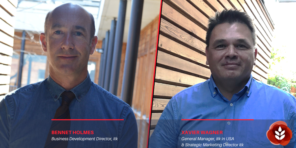 BENNET HOLMES, Business development director, itk ; XAVIER WAGNER, Directeur marketing stratégique Groupe et General Manager, itk USA